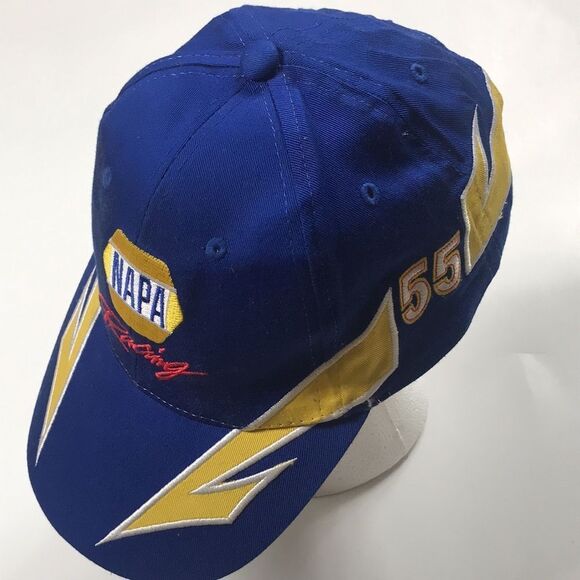 VTG, COLLECTABLE NAPA RACING # 55 MICHAEL WATRIP TOYOTA ADJUSTABLE HAT CAP - Picture 3 of 11